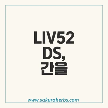 LIV52 DS: 간기능 회복을 위한 최고의 건강 보조식품