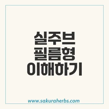 실주브 필름형 발기부전치료제: 효과, 부작용 및 주의사항 완벽 가이드