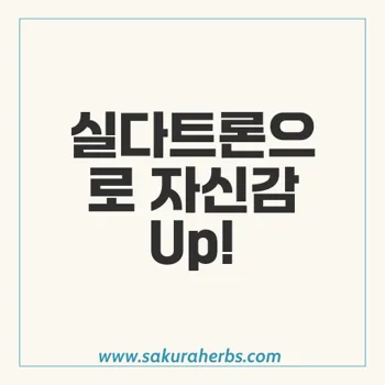 실다트론: 발기부전과 조루를 동시에 해결하는 최고의 선택