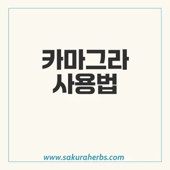 카마그라: 효과적 사용법과 구매처 안내