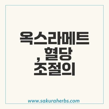 옥스라메트: 혈당 조절을 위한 최적의 선택 다파글리플로진의 중요성