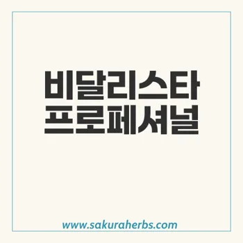 비달리스타 프로페셔널: 인도산 성기능 치료제의 모든 것