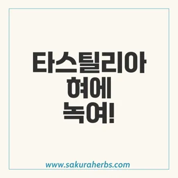 타스틸리아 필름형: 혀위에서 사르르 녹는 발기부전 치료제