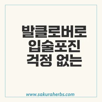입술포진 치료 발라시클로버 Valacyclovir 발클로버  후기 사쿠라허브에서 직구